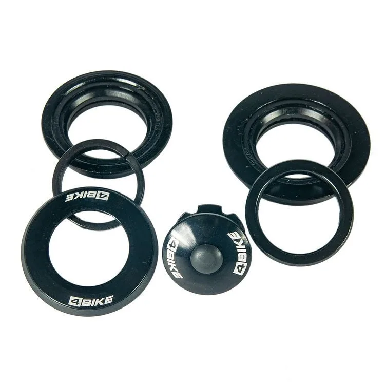 Рулевая колонка ZS44 полуинтегрированная на насыпных подшипниках 1-1/8", чёрная