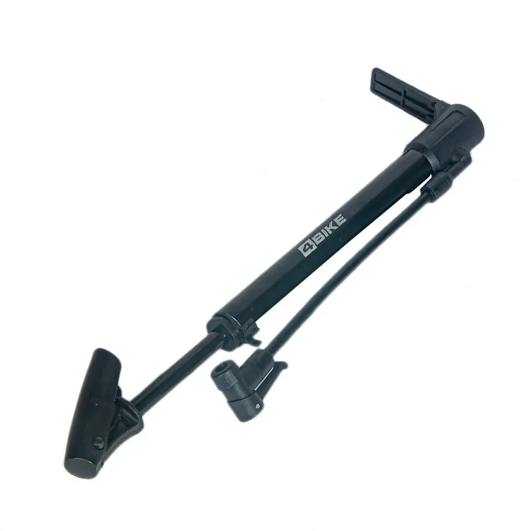 Велонасос ручной со шлангом, алюминиевый, 120 psi, Presta и Schrader, с кронштейном