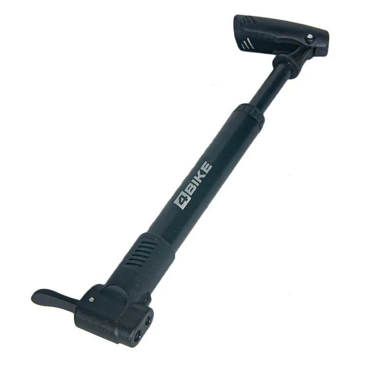 Велонасос ручной мини, Schrader/Presta, 120 PSI, складная рукоятка